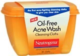 Neutrogena Acne Wash Cloths - 30 Each