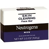 Neutrogena Men Skin Clearing Face Bar - 3.5 Ounces