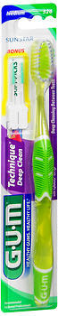 GUM Technique Deep Clean Toothbrush Medium/Regular - 1 Each