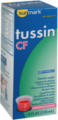 Sunmark Tussin CF Liquid Original Flavor - 4 Ounces  - 1 Each