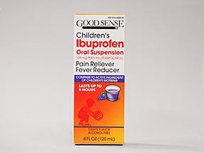 Goodsense Children's Ibuprofen Oral Suspension for Pain Reliever and Fever Grape - 100 mg - 4 Ounces - 1 Each