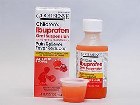 Goodsense Children's Ibuprofen Oral Suspension for Pain Reliever and Fever Berry - 100 mg - 4 Ounces - 1 Each