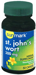 Sunmark St. John's Wort 300 mg Caplets - 50 Each