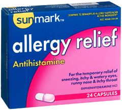Sunmark Allergy Relief Antihistamine  - 24 Each