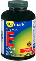 Sunmark Vitamin E 400 IU Softgels - 300 Each