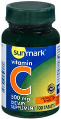 Sunmark Vitamin C 500 mg Tablets - 100 Each
