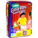 Pampers Easy Ups Training Pants 3T - 4T (30-40 LBS) - 40 EA