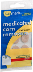 Sunmark Medicated Corn Removers - 9 Each
