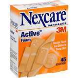 3M Nexcare Active Strips Assorted - 45 Each
