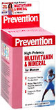 Prevention High Potency Multivitamin and Mineral Tablets For Women  -  60 Tablets