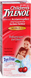 TYLENOL Children's Oral Suspension Dye-Free Cherry Flavor - 4 OZ