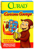 Curad Bandages Curious George Assorted Sizes - 20 EA