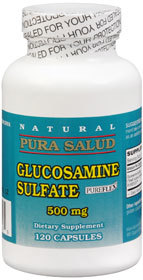 Pura Salud Glucosamine Sulfate 500 mg Capsules - 120 Each