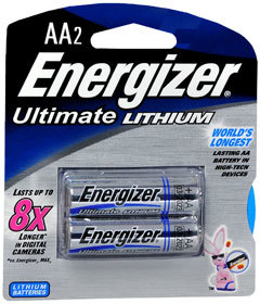 Energizer Ultimate Lithium AA Batteries - 2 Each