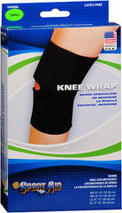 Sport Aid Knee Wrap Black Small - 1 Each