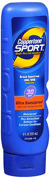Coppertone Sport Lotion SPF 30 - 8 Ounces