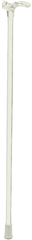 Clear Lucite Cane with Contour Handle Left - 1 Each