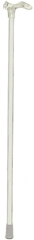 Clear Lucite Cane with Contour Handle Right - 1 Each