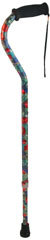 Alex DME Aluminum Offset Adjustable Cane Canterbury - 1 Each