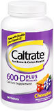 Caltrate 600 Plus Chewable Tablets Assorted Fruit Flavors - 90 TB