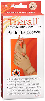 Therall Arthritis Gloves Beige Small - 1 Each