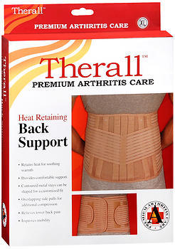 Therall Heat Retaining Back Support Extra Large - 1 Each