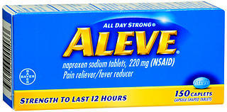 Aleve Pain Reliever/Fever Reducer, Caplets  - 150ea