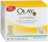 Olay Complete UV Defense Moisture Cream Fragrance Free - 2 Ounces