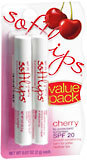 Softlips Lip Protectant SPF 20 Value Pack Cherry  -  2 EA