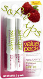 Softlips Lip Protectant SPF 20 Value Pack Raspberry  -  2 EA