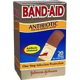 Band-Aid Adhesive Bandages, Antibiotic  - 20ea