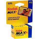 Kodak Max Versatility Film 400 Speed 12 Exposures - 12 EA