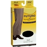 Futuro Beyond Support Trouser Socks Women's Mild Small Black - 1 Pair