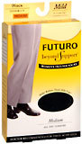 Futuro Beyond Support Trouser Socks Women's Mild Medium Black - 1 Pair