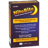NiteBite Bars 6-Pack Tasty Chocolate Fudge 6X25 Pack - 6 EA