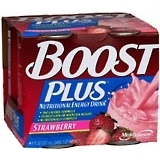 Boost Plus Nutritional Energy Drink, Strawberry  - 4ea