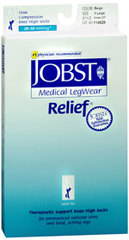 JOBST Medical LegWear Knee High 20-30 mmHg Firm Compression X-Large Beige Open-Toe - 1 Each