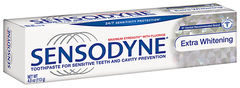 Sensodyne Anticavity Toothpaste for Sensitive Teeth, Maximum Strength, Extra Whitening  - 4oz