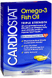 CARDIOSTAT Omega-3 Fish Oil Softcaps Triple Strength - 60 CP