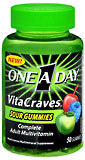 One-A-Day VitaCraves Adult Sour Gummies - 50 EA