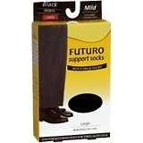 FUTURO Support Dress Socks Men's Mild Large Black - 1 PR