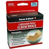 Bauer & Black Elbow Brace, Lightweight Nylon, Small  - 1ea