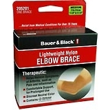 Bauer & Black Elbow Brace, Lightweight Nylon, Medium  - 1ea
