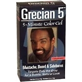 Grecian 5 Color Gel for Mustache, Beard and Sideburns Jet Black - 1 EA