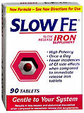 Slow Fe Slow Release Iron, Tablets  - 90ea