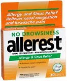 Allerest Caplets Non-Drowsy  -  20 Caplets