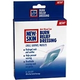New-Skin Burn Relief Dressing, 2.5x2.5 Inches  - 3ea
