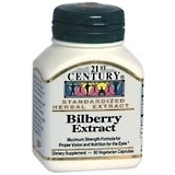 21st Century Bilberry Extract  - 60ea