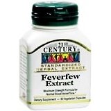 21st Century Feverfew Extract Capsules - 60 CP