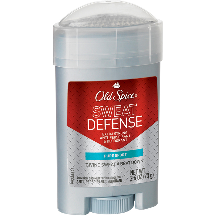 Old Spice High Endurance Red Zone Anti-Perspirant Deodorant Solid Pure Sport - 2.6 Ounces